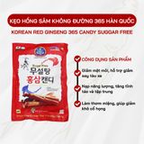  Kẹo Hồng Sâm Không Đường 365 Hàn Quốc 