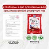  Kẹo Hồng Sâm Không Đường 365 Hàn Quốc 
