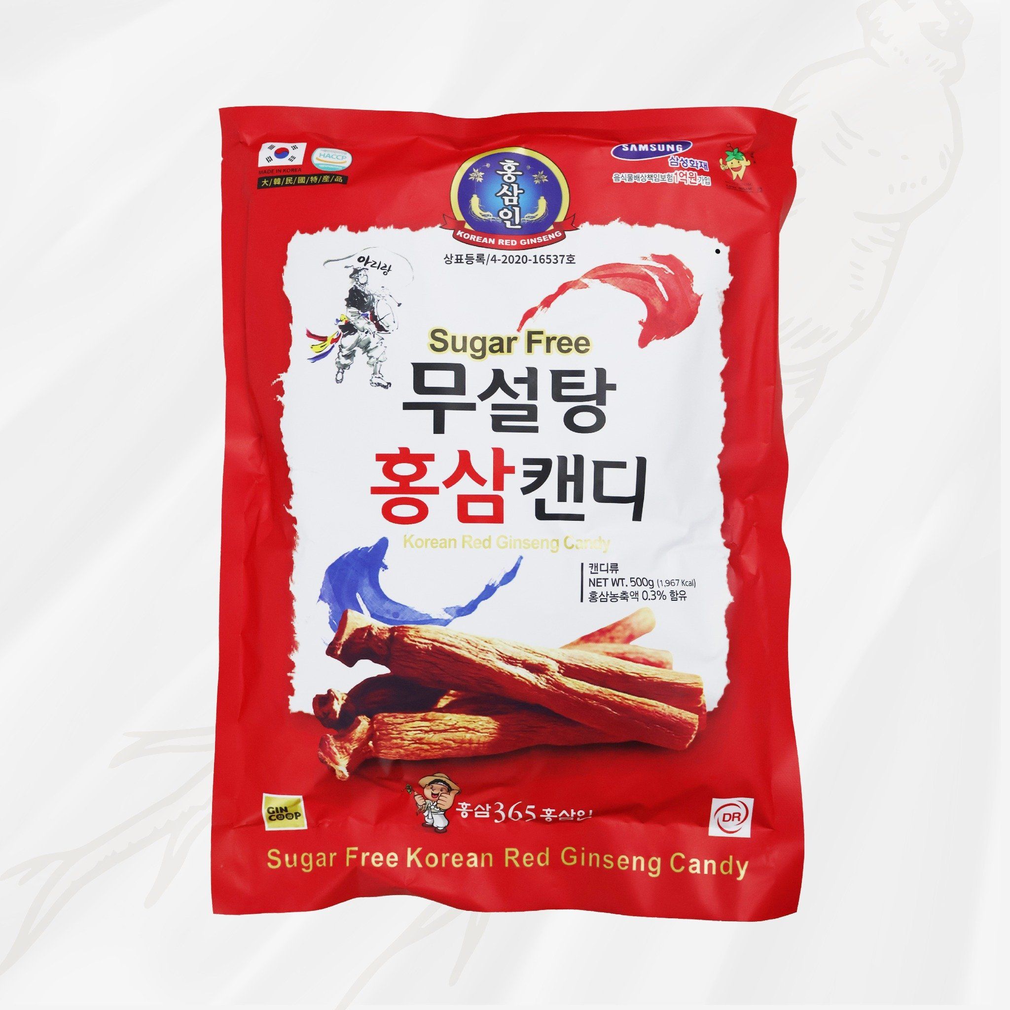  Kẹo Hồng Sâm Không Đường 365 Hàn Quốc 