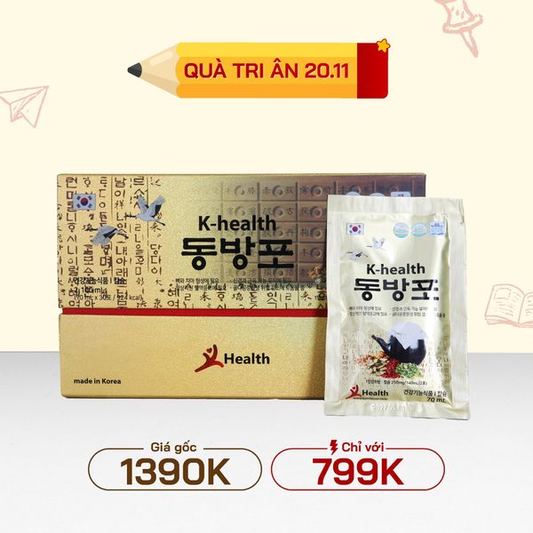  Nước Uống Bổ Sung Canxi KHealth DONGBANGPO 