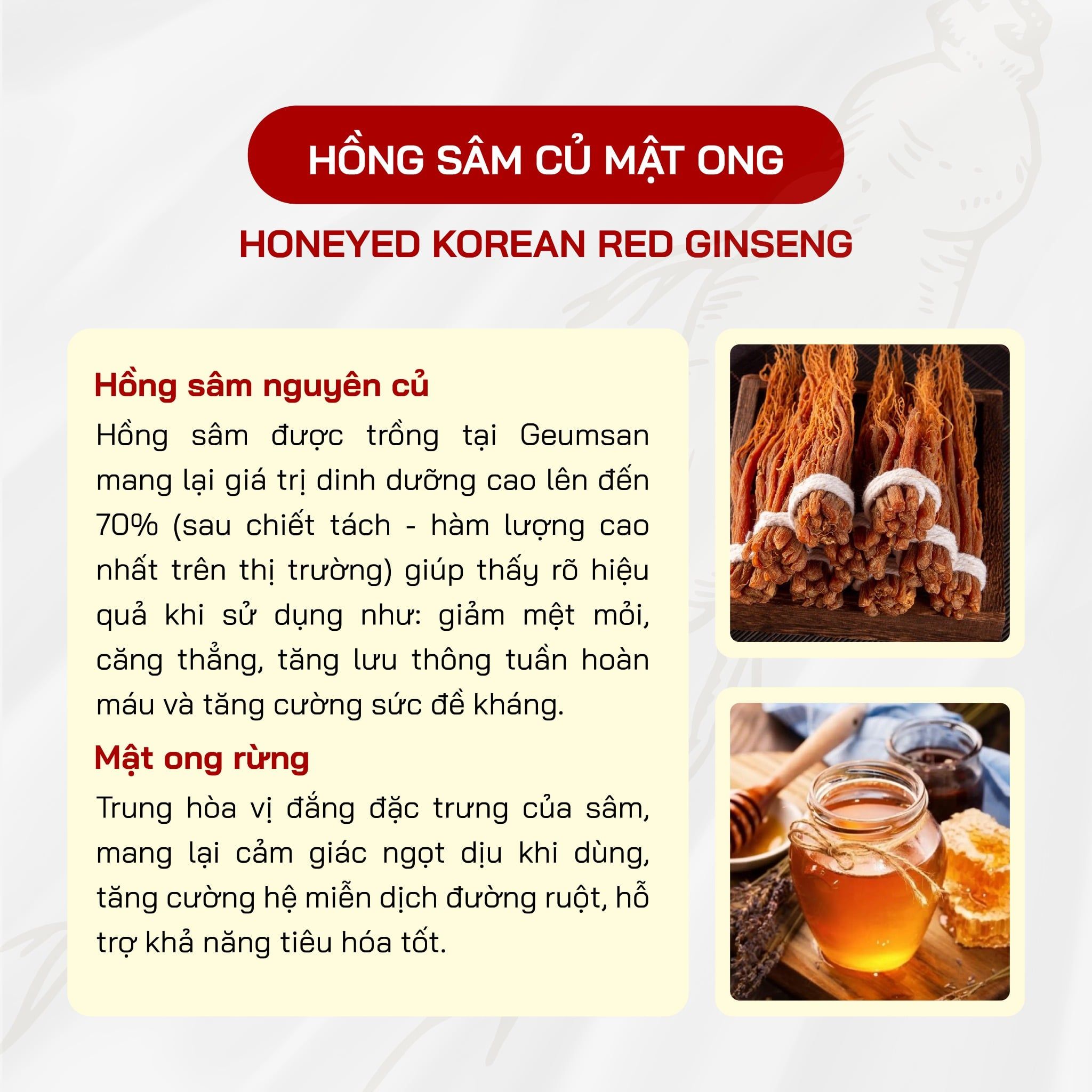  Hồng Sâm Củ Mật Ong HANSAMSU 
