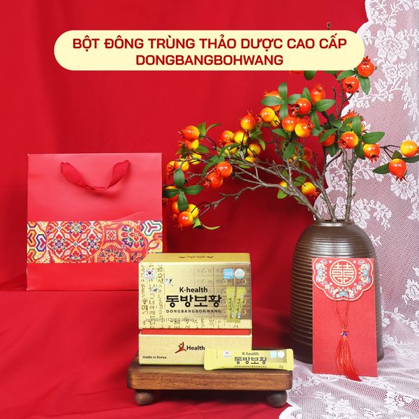  Bột Đông Trùng Thảo Dược KHealth DONGBANGBOHWANG ( 2g x 60 stick ) 