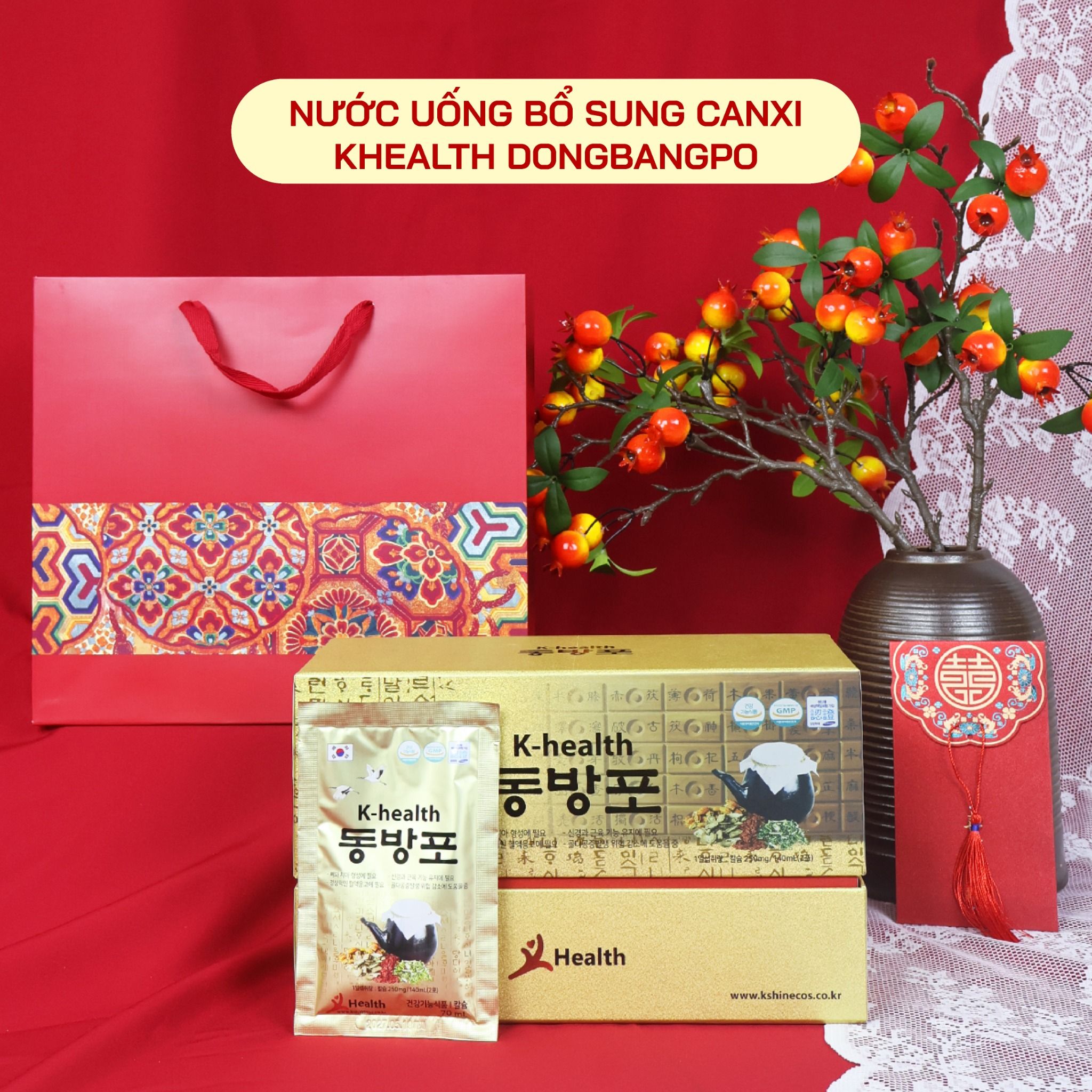  Nước Uống Bổ Sung Canxi KHealth DONGBANGPO 