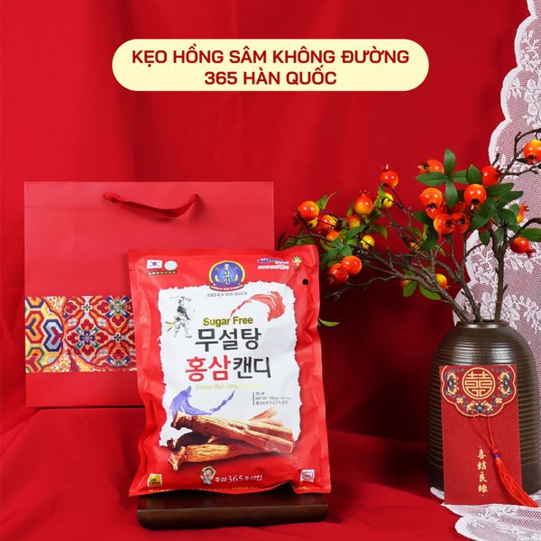  Kẹo Hồng Sâm Không Đường 365 Hàn Quốc 