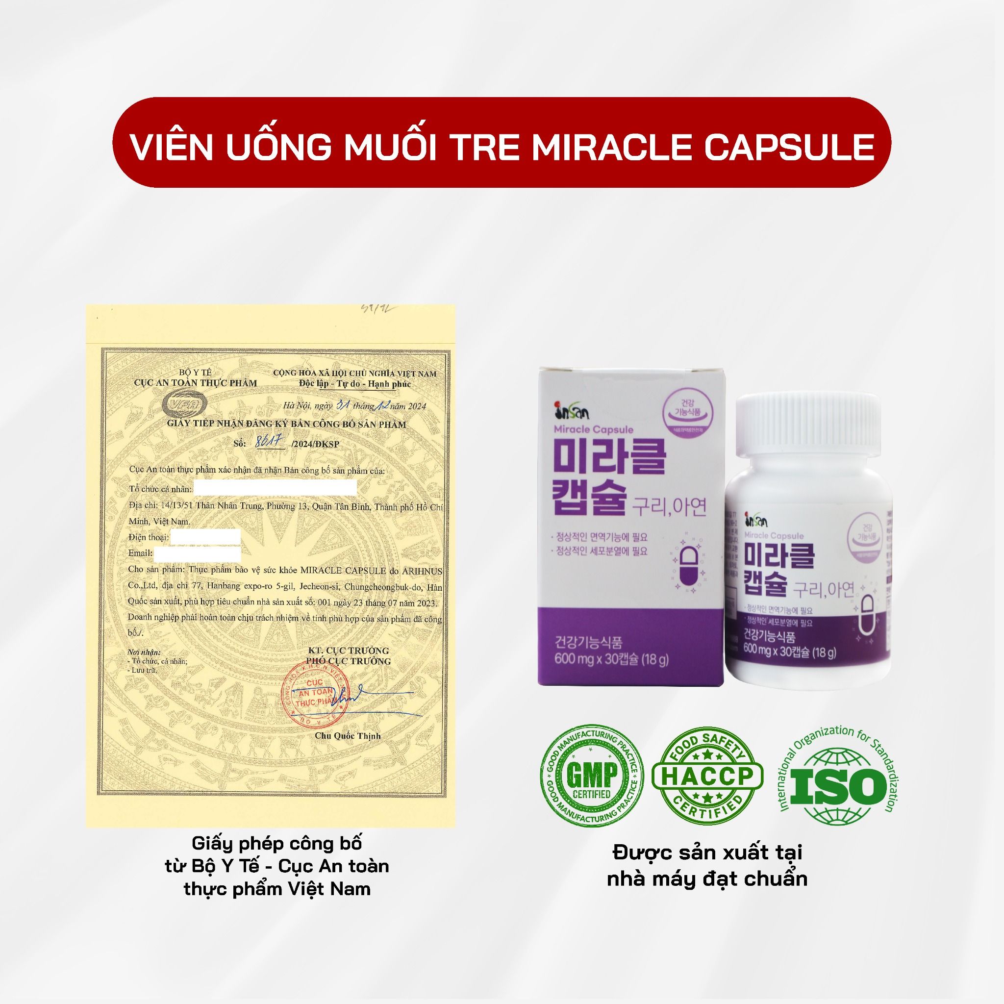 Viên Uống Muối Tre Miracle Capsule 