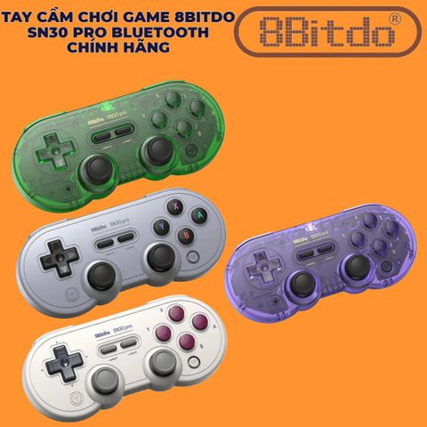  Tay cầm chơi game 8BitDo SN30 Pro Bluetooth Chính Hãng 