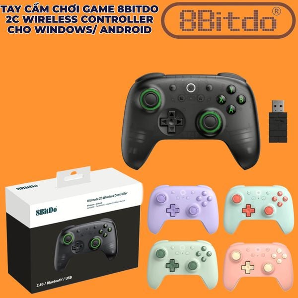  Tay cầm 8Bitdo Ultimate 2C Wireless Controller cho Windows/ Android 