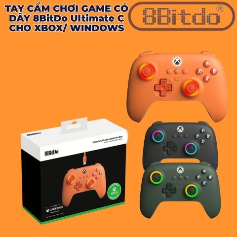  Tay Cầm Chơi Game Có Dây 8bitdo Ultimate C Cho Xbox và Windows 
