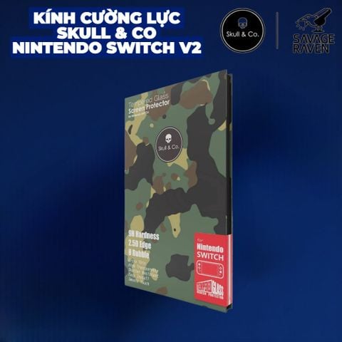  Kính Cường Lực Skull & Co Cho Nintendo Switch V2 