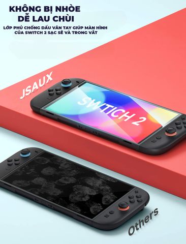 Kính Cường Lực Jsaux Cho Nintendo Switch 2 