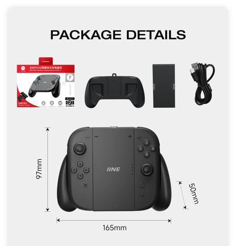  Grip Sạc Joy Con Nintendo Switch 2 IINE L1219 