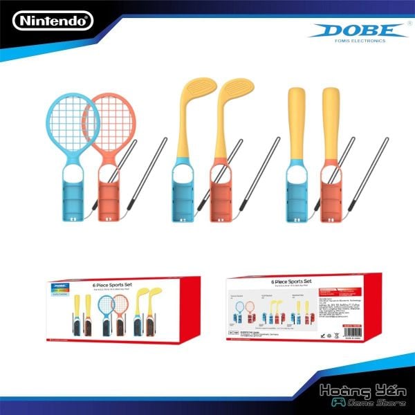  Phụ Kiện Game 6 in 1 Cho Nintendo Switch 2 Dobe TNS-5115 