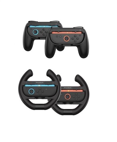  Phụ Kiện Nintendo Switch 2/ Grip Controller/ Vô Lăng/ Vợt/ Trap Dobe 