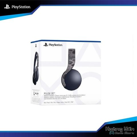  Tai Nghe Ps5 Pulse 3D Wireless Headset Gray Camouflage Chính Hãng 