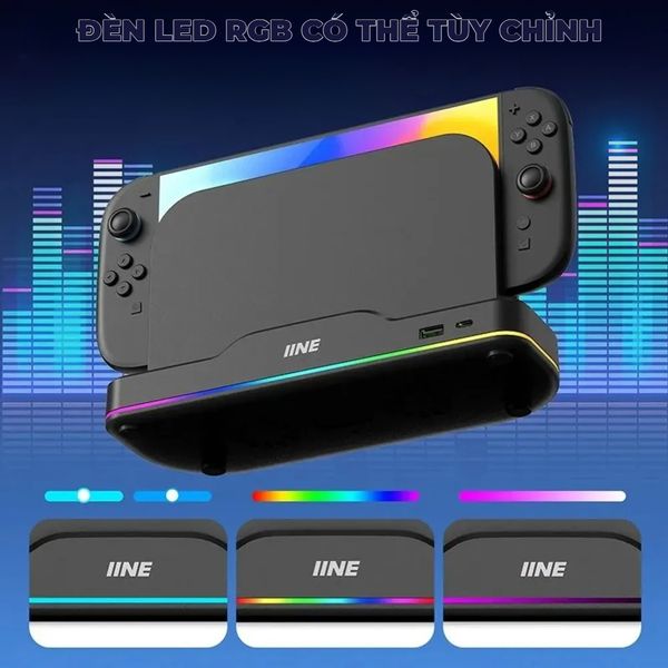  Quạt là mát cho Dock của máy Nintendo Switch 2 IINE L1101 