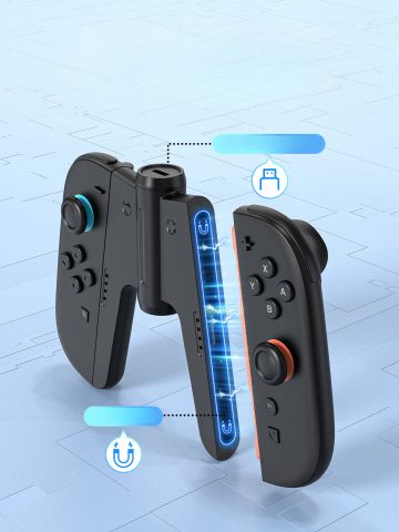  Grip Sạc Joy Con Nintendo Switch 2 Kèm Sạc IINE 