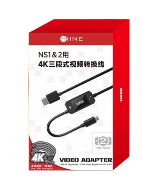  Thiết Bị Xuất Hình Lên Tivi Cho Nintendo Switch 2 Chính Hãng IINE 