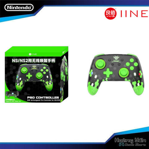  Tay Cầm Nintendo Switch IINE Pokemon ZA hỗ trợ NFC, Turbo, Gyro 