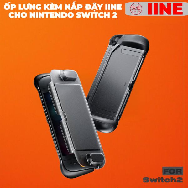  Ốp Lưng Kèm Nắp Đậy IINE Cho Nintendo Switch 2 