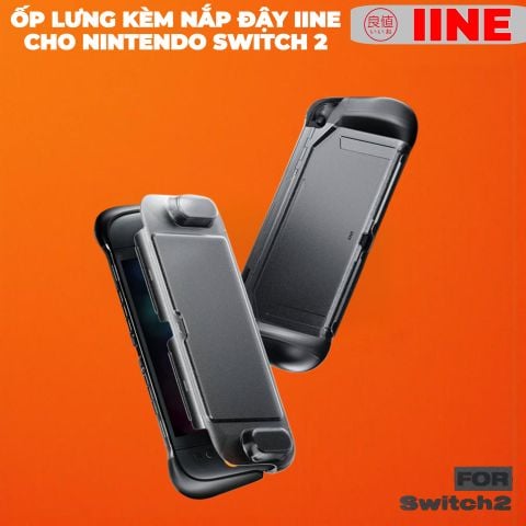  Ốp Lưng Kèm Nắp Đậy IINE Cho Nintendo Switch 2 
