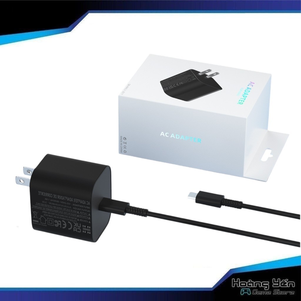  Bộ Sạc Cho Nintendo Switch 2, Adapter Nintendo Switch 2 hãng JYS 