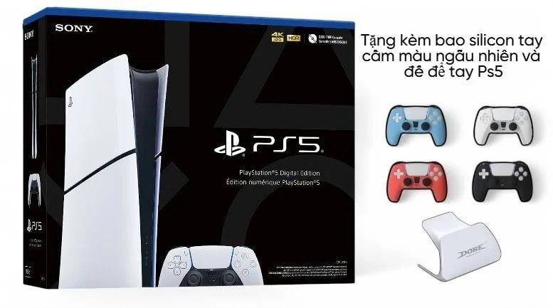  Máy Ps5 Slim Digital Nhập Khẩu Fw 12.00 