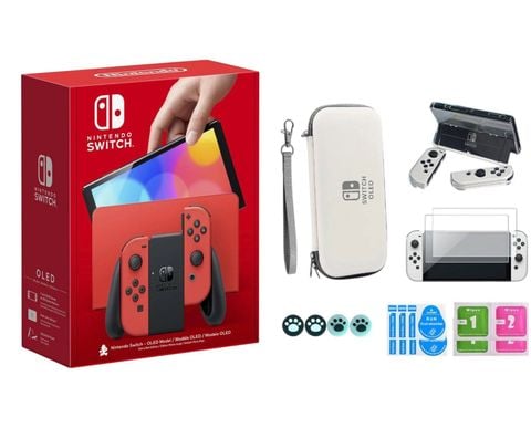  Máy Nintendo Switch Oled Mod Chip Hack phiên bản Mario Edition Cũ 