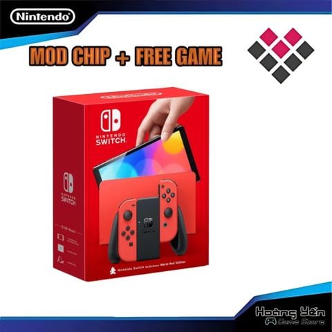  Máy Nintendo Switch Oled Mod Chip Hack phiên bản Mario Edition Cũ 