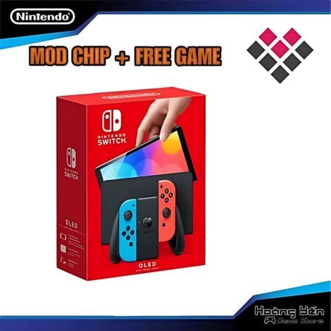  Máy Nintendo Switch Oled Mod Chip Hack phiên bản Neon Cũ 