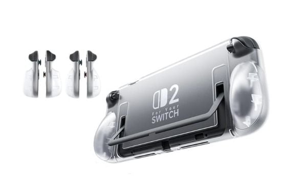  Ốp Lưng Jsaux cho Nintendo Switch 2 Trong Suốt 
