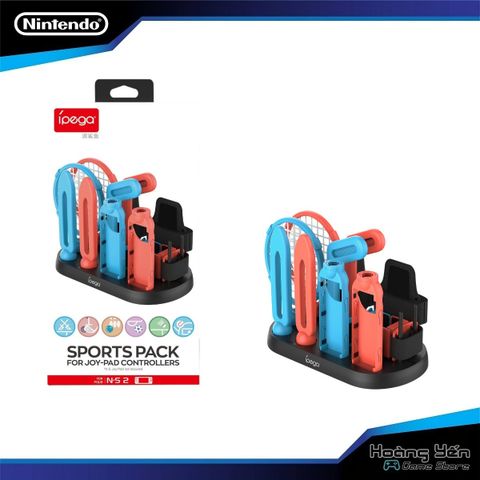  Bộ Phụ Kiện 18 in 1 cho Nintendo Switch 2 ( Vợt/ Bóng Chày/ Đánh Golf/ Trap ) IPEGA PG-SW2008 