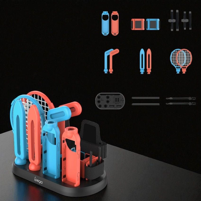  Bộ Phụ Kiện 18 in 1 cho Nintendo Switch 2 ( Vợt/ Bóng Chày/ Đánh Golf/ Trap ) IPEGA PG-SW2008 