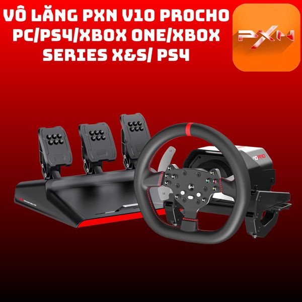  Vô Lăng Chơi Game PXN V10 Ultra Cho PC/ Xbox One/ Xbox Series X/S/ PS4 