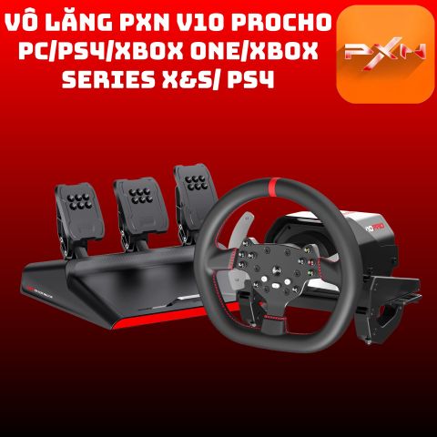 Vô Lăng Chơi Game PXN V10 Ultra Cho PC/ Xbox One/ Xbox Series X/S/ PS4 