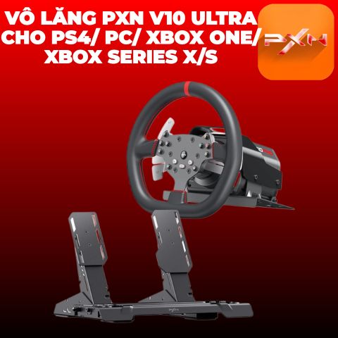  Vô Lăng Chơi Game PXN V10 Ultra Cho PC/ Xbox One/ Xbox Series X/S 
