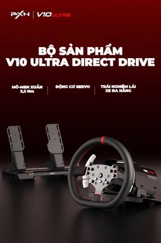  Vô Lăng Chơi Game PXN V10 Ultra Cho PC/ Xbox One/ Xbox Series X/S 