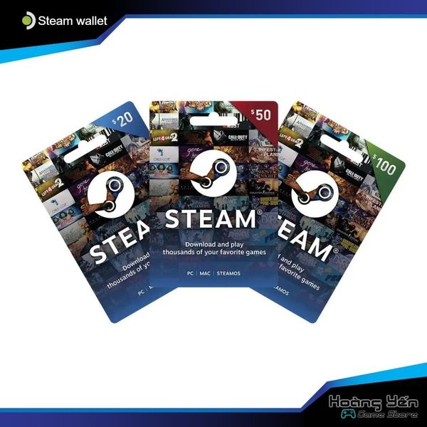 Thẻ Steam Wallet Gift Card 