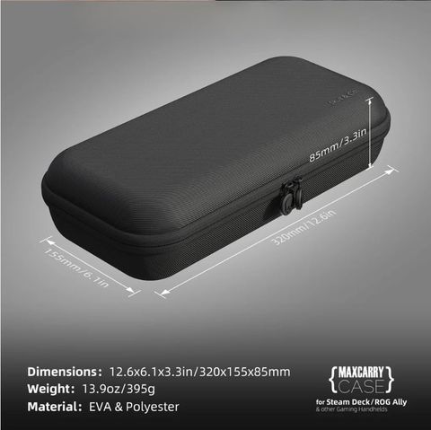  Túi MaxCarry Carrying Case Cho Steam Deck/ Asus ROG Ally Skull & Co. 