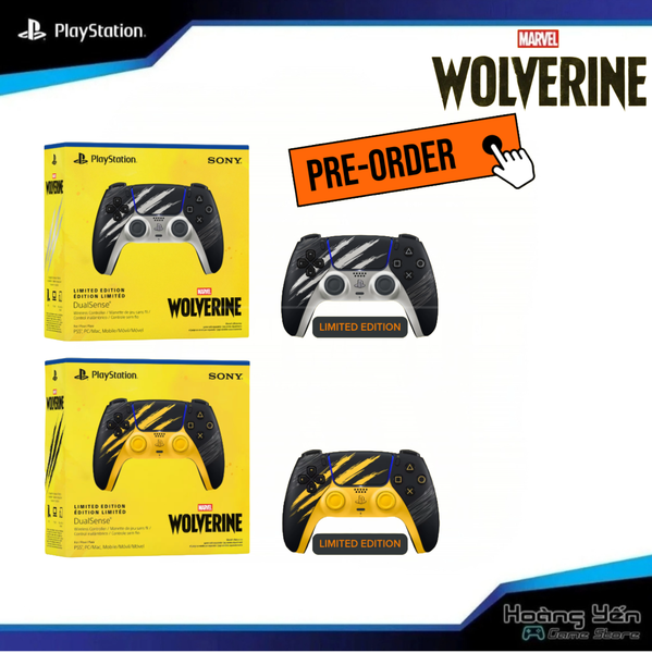  Tay Cầm Ps5 Marvel Wolverine Limited Edition Chính Hãng Sony 