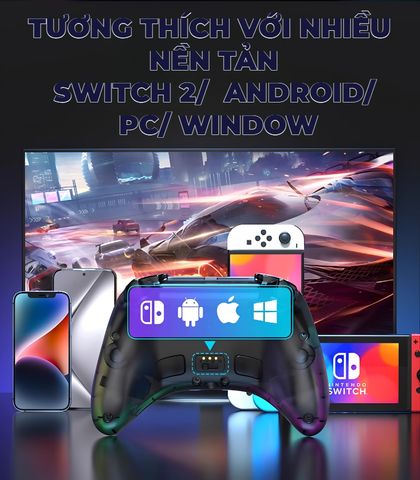  Tay Wireless cho Nintendo Switch 2/ PC/ Android IINE L1044 