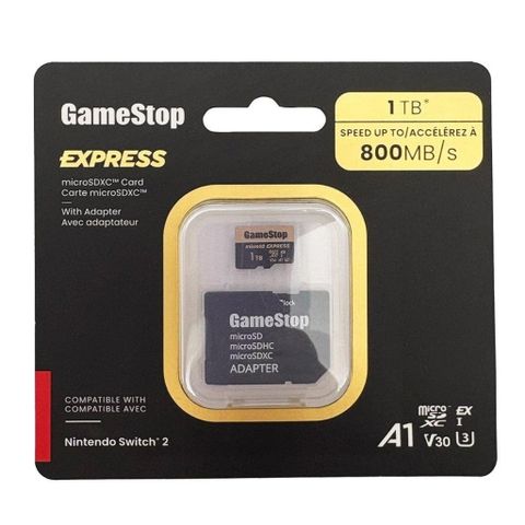  Thẻ Nhớ Cho Nintendo Switch 2 GameStop Express Chính Hãng 