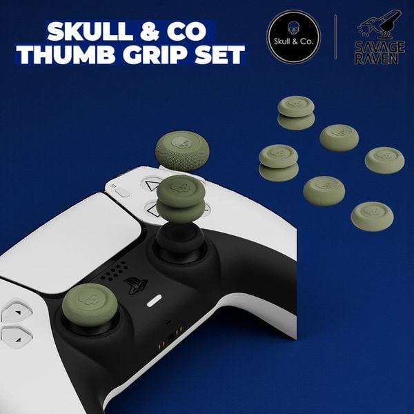  Set Combo 3/ Set 2 Combo Cặp Nút Bọc Analog Cho Tay Ps5, Ps4, Xbox/ Steam Deck/ Asus ROG Ally Skull & Co 