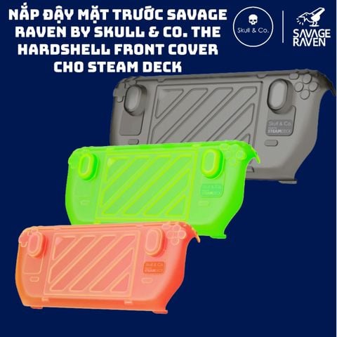  Nắp Đậy Cho Ốp Lưng Steam Deck - Skull & Co The HardShell Front Cover 
