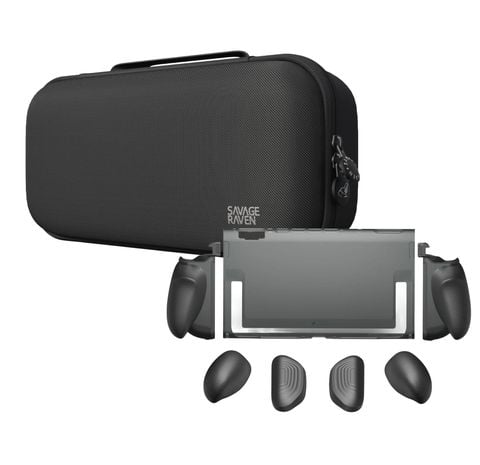  Ốp Lưng Savage Raven by Skull & Co. FissionGrip:Revolutionary Split Protective Case Cho Nintendo SWITCH 2 