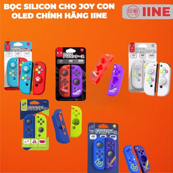 Bao Silicon Joy con Nintendo Switch Oled/ Bọc Silicon Joy Con IINE 