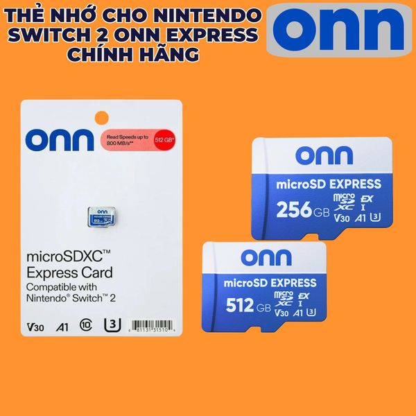  Thẻ Nhớ Onn Express Nintendo Switch 2 