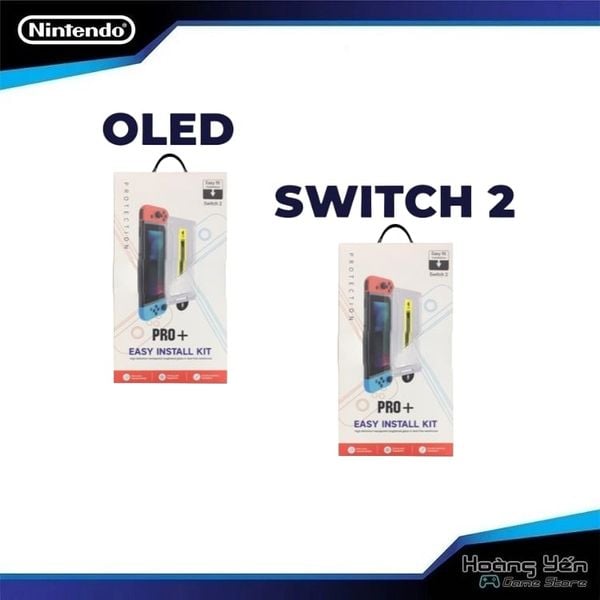  Kính Cường Lực Nintendo Switch 2 Kèm Rút Bụi 
