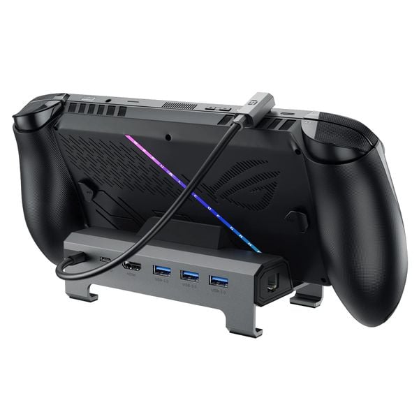  Docking Station HDMI 6 in1 JSAUX hỗ trợ xuất hình lên Tivi cho ROG Xbox Ally / Steam Deck / MSI Claw 