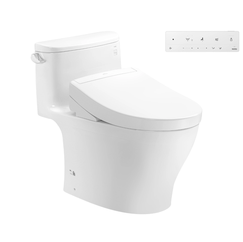  MS887CRW25 Bàn cầu 1 khối kèm nắp rửa điện tử WASHLET dòng S5 – TCF34461GAA 