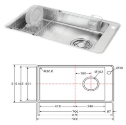 Chậu rửa ULTRA-900